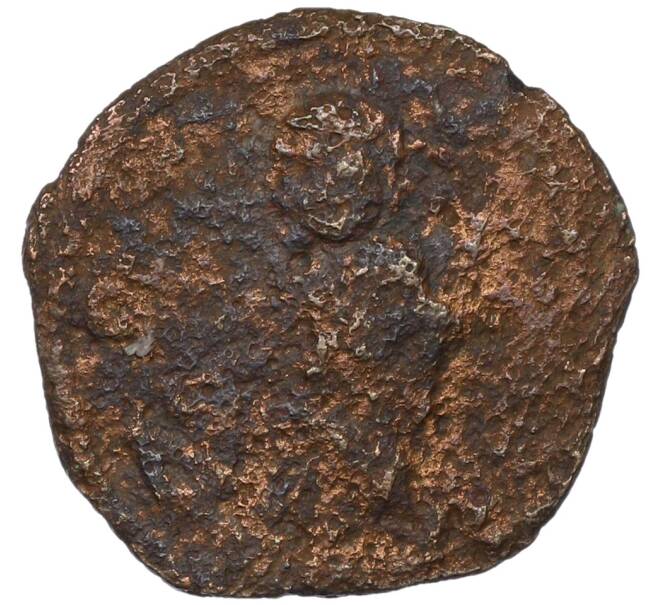 Монета 1/2 фоллиса 1059-1067 года Византия — Константин X и Евдокия (Артикул: T11-19279) — Фото №1