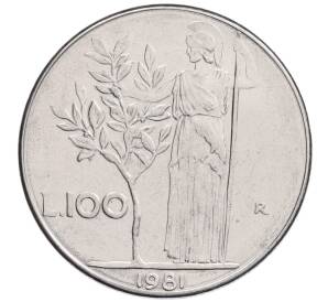 100 лир 1981 года Италия — Фото №1