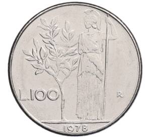 100 лир 1978 года Италия — Фото №1