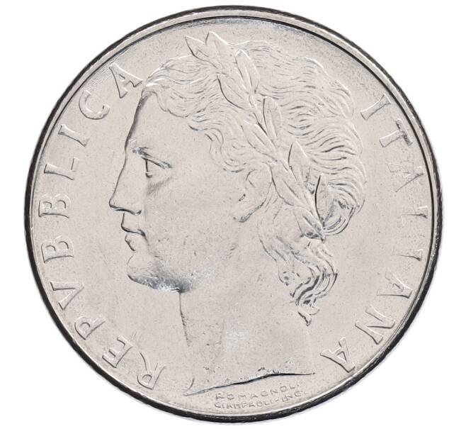 Монета 100 лир 1978 года Италия (Артикул: K12-55504) — Фото №2