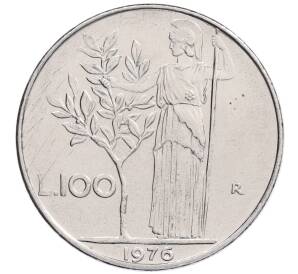 100 лир 1976 года Италия — Фото №1