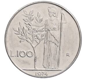 100 лир 1974 года Италия — Фото №1
