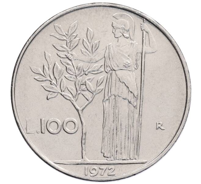 Монета 100 лир 1972 года Италия (Артикул: K12-55515) — Фото №1