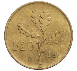 20 лир 1987 года Италия — Фото №1