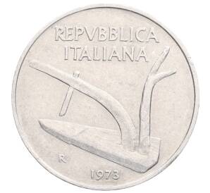 10 лир 1973 года Италия — Фото №1