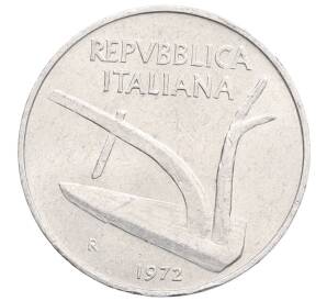 10 лир 1972 года Италия — Фото №1