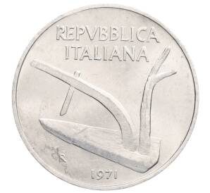 10 лир 1971 года Италия — Фото №1