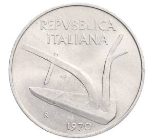 10 лир 1970 года Италия — Фото №1