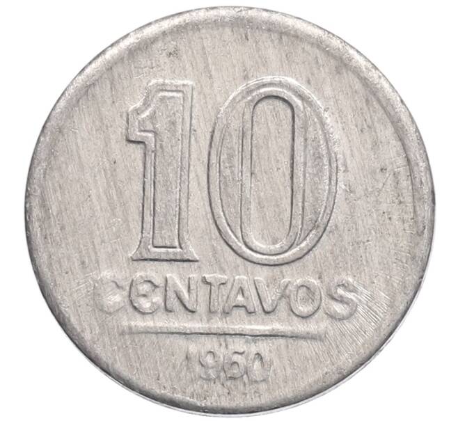 Монета 10 сентаво 1960 года Бразилия (Артикул: K12-55883) — Фото №1