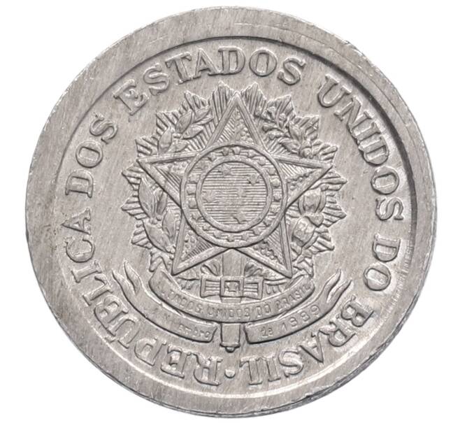 Монета 10 сентаво 1960 года Бразилия (Артикул: K12-55883) — Фото №2