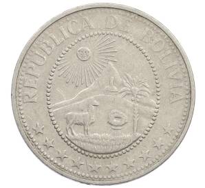 20 сентаво 1967 года Боливия — Фото №2