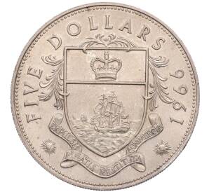 5 долларов 1966 года Багамские острова — Фото №1
