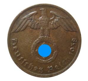 1 рейхспфенниг 1938 года G Германия — Фото №1
