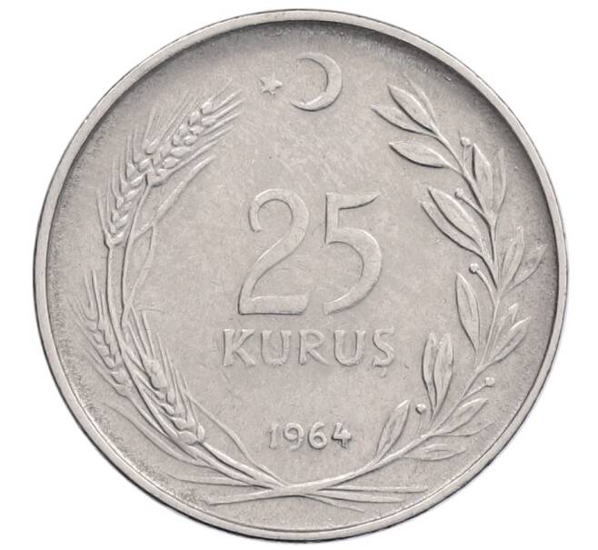 Монета 25 курушей 1964 года Турция (Артикул: K12-56249) — Фото №1