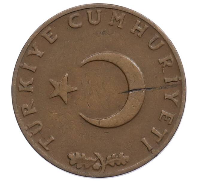 Монета 10 курушей 1966 года Турция (Артикул: K12-56269) — Фото №2