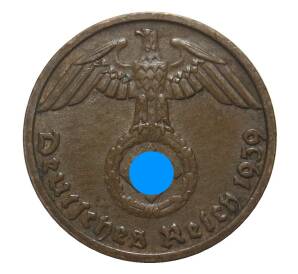 1 рейхспфенниг 1939 года D Германия — Фото №1