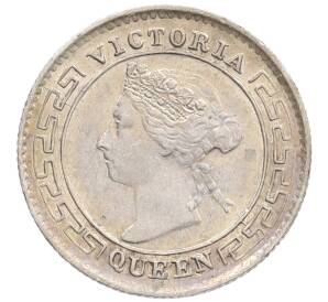 10 центов 1894 года Британский Цейлон — Фото №2