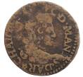 Монета Двойной турнуа 1642-1643 года Франция (Арш-Шарлевилль) Шарль II Гонзага (Артикул: K2-0570) — Фото №1