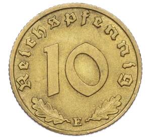 10 рейхспфеннигов 1939 года E Германия — Фото №2