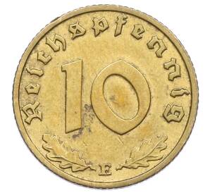 10 рейхспфеннигов 1939 года E Германия — Фото №2