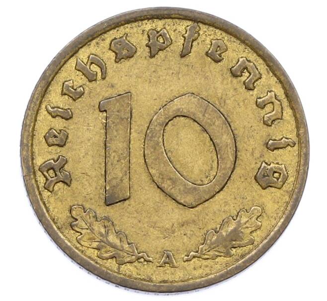 Монета 10 рейхспфеннигов 1938 года A Германия (Артикул: M2-83615) — Фото №2