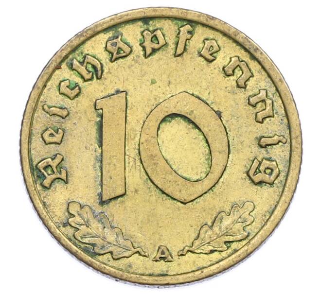 Монета 10 рейхспфеннигов 1938 года A Германия (Артикул: M2-83621) — Фото №2