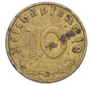 10 рейхспфеннигов 1939 года B Германия — Фото №2