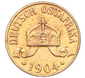 1/2 геллера 1904 года A Германская Восточная Африка — Фото №2