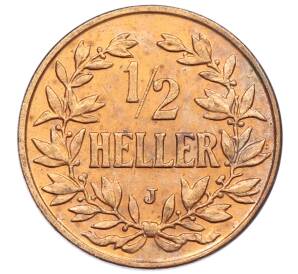 1/2 геллера 1906 года J Германская Восточная Африка — Фото №1