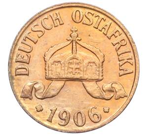 1/2 геллера 1906 года J Германская Восточная Африка — Фото №2