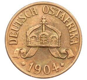 1/2 геллера 1904 года A Германская Восточная Африка — Фото №2