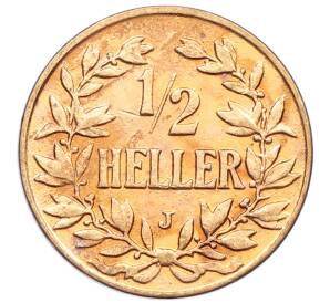 1/2 геллера 1906 года J Германская Восточная Африка — Фото №1