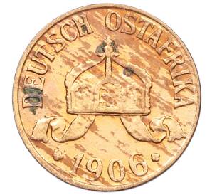 1/2 геллера 1906 года J Германская Восточная Африка — Фото №2