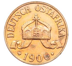 1/2 геллера 1906 года J Германская Восточная Африка — Фото №2