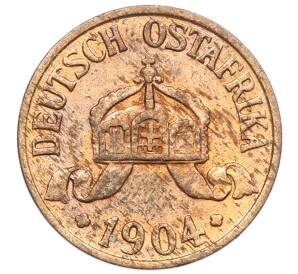 1/2 геллера 1904 года A Германская Восточная Африка — Фото №2