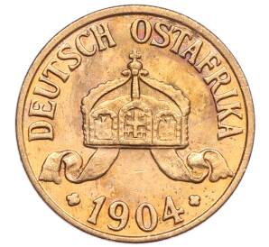 1/2 геллера 1904 года A Германская Восточная Африка — Фото №2