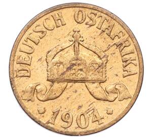 1/2 геллера 1904 года A Германская Восточная Африка — Фото №2