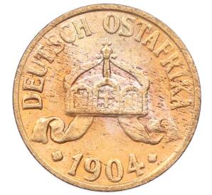 1/2 геллера 1904 года A Германская Восточная Африка — Фото №2