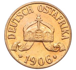 1/2 геллера 1906 года J Германская Восточная Африка — Фото №2