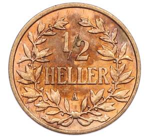 1/2 геллера 1904 года A Германская Восточная Африка — Фото №1