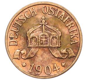 1/2 геллера 1904 года A Германская Восточная Африка — Фото №2