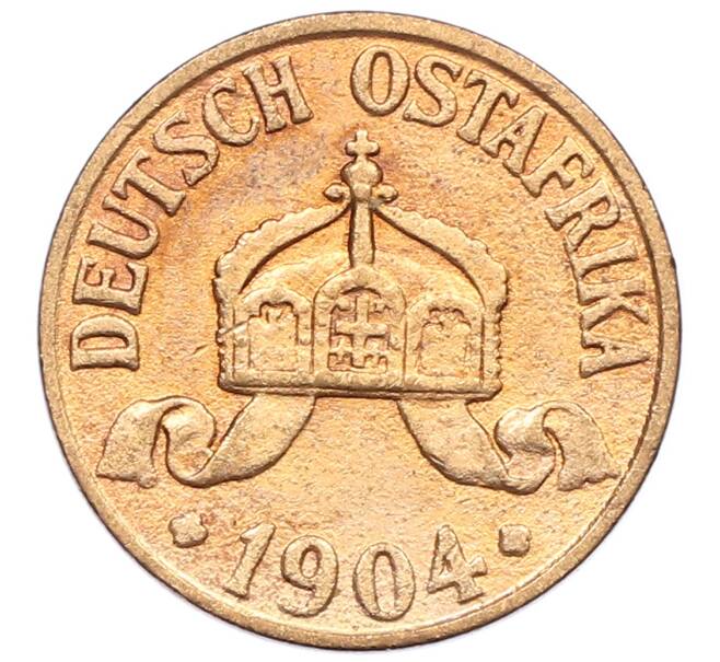 Монета 1/2 геллера 1904 года A Германская Восточная Африка (Артикул: M2-83666) — Фото №2