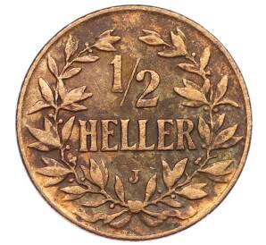 1/2 геллера 1906 года J Германская Восточная Африка — Фото №1