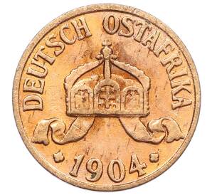 1/2 геллера 1904 года A Германская Восточная Африка — Фото №2