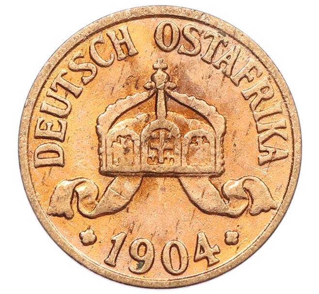 Монета 1/2 геллера 1904 года A Германская Восточная Африка (Артикул: M2-83672) — Фото №2