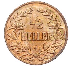 1/2 геллера 1906 года J Германская Восточная Африка — Фото №1