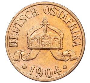 1/2 геллера 1904 года A Германская Восточная Африка — Фото №2