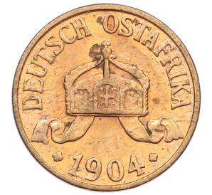 1/2 геллера 1904 года A Германская Восточная Африка — Фото №2