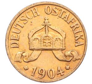 1/2 геллера 1904 года A Германская Восточная Африка — Фото №2