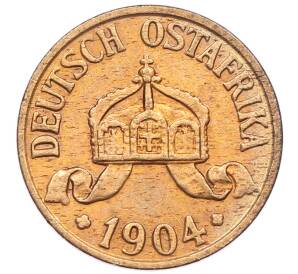 1/2 геллера 1904 года A Германская Восточная Африка — Фото №2